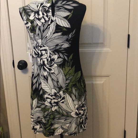 NWT London Times Floral Print Dress - Picture 3 of 5